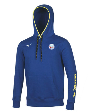 Sweat Capuche Team MIZUNO - Logo Cœur et Logo Dos