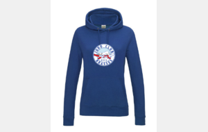 Sweat à capuche College - Royal Blue