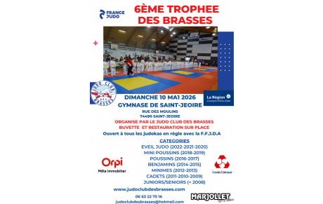 APPEL AUX BENEVOLES  1er TROPHEE NE-WAZA et 6ème TROPHEE DES BRASSES